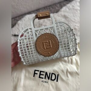 Fendi Basket White Small